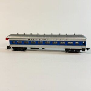 Baltimore & Ohio Passenger Train Car Blue & Silver Diecast Model